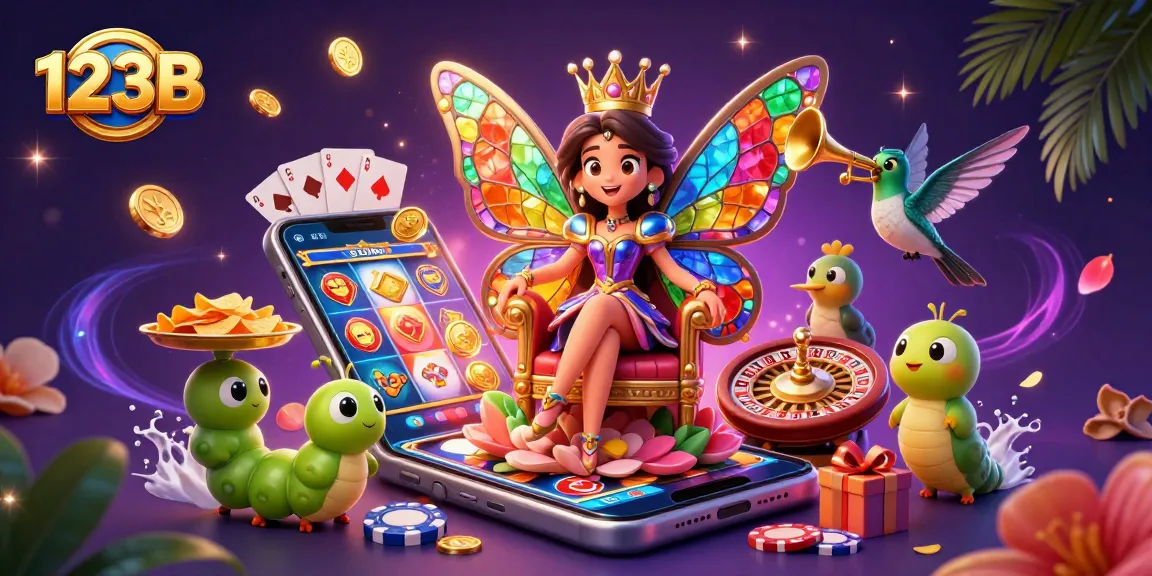 Engage with exciting games at 123B featuring vibrant casino elements and dynamic visual scenes.