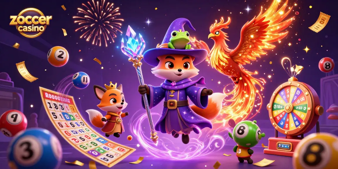 Engage in thrilling games at zoccer casino with magical characters and vibrant gaming elements.