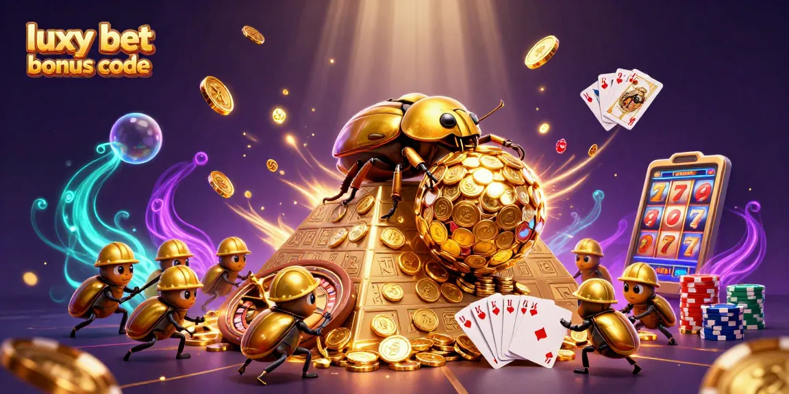 Experience the action with luxy bet bonus code in a vibrant 3D casino scene.