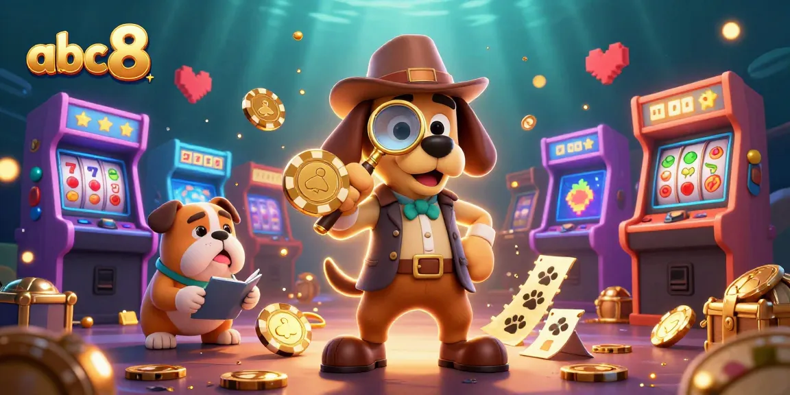 Experience thrilling moments at abc8 with a detective uncovering golden poker chip clues in a vibrant casino.